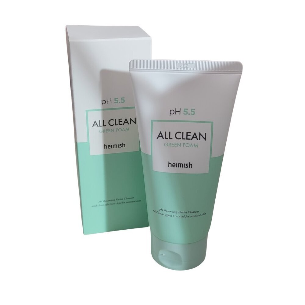 New Heimish All Clean Green Foam pH Balancing Facial Cleanser